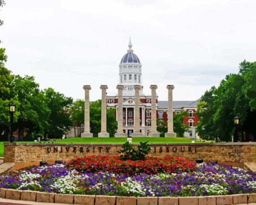 University Of Missouri Columbia Diamond Painting