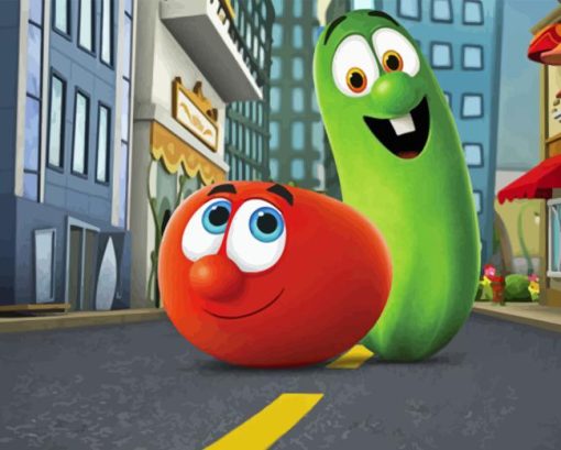 Veggietales Cartoon Diamond Painting