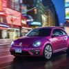 Volkswagen Pink Beetle Car Diamond Painting