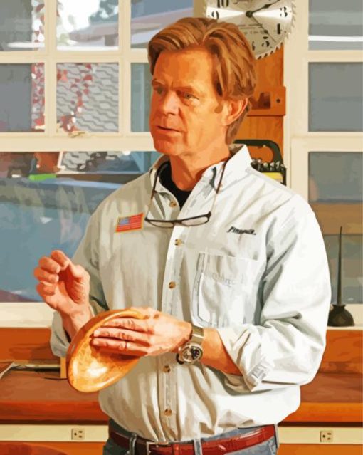 William H Macy Actor Diamond Painting