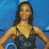 Zoe Saldana American Actress Diamond Painting