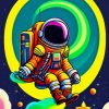 Aesthetic Astronaut Art Diamond Painting