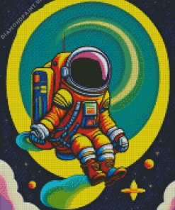 Aesthetic Astronaut Art Diamond Painting