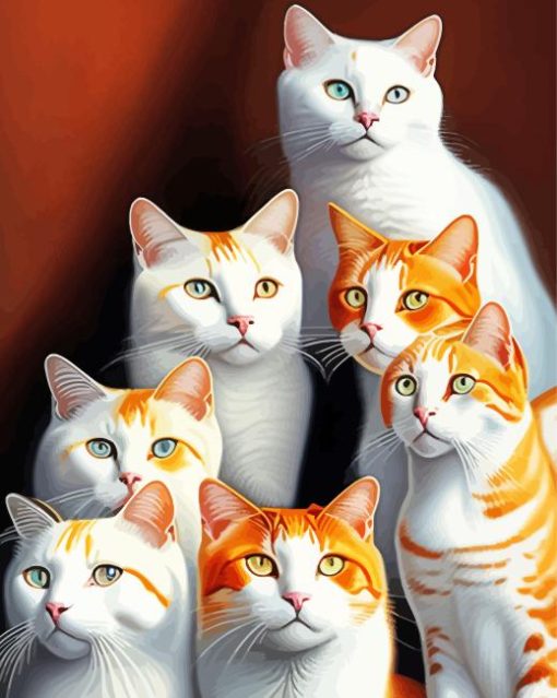 Aesthetic Cats Diamond Painting