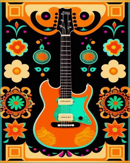 Aesthetic Guitar Diamond Painting