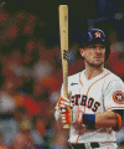 Alex David Bregman Player Diamond Painting