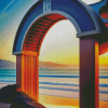 Arch To The Beach Diamond Painting