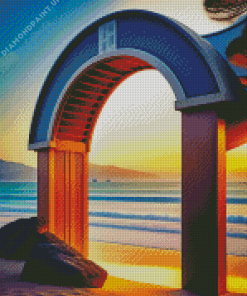 Arch To The Beach Diamond Painting