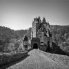 Black And White Burg Eltz Diamond Painting