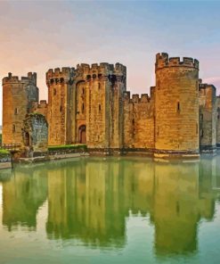 Bodiam Castle East Sussex Diamond Painting