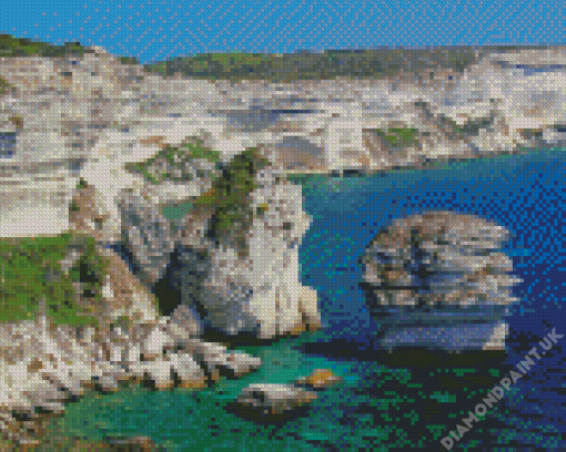 Bonifacio Sea Diamond Painting