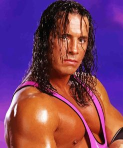 Bret Hart Wrestler Diamond Painting