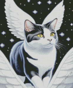 Cat With Wings Diamond Painting