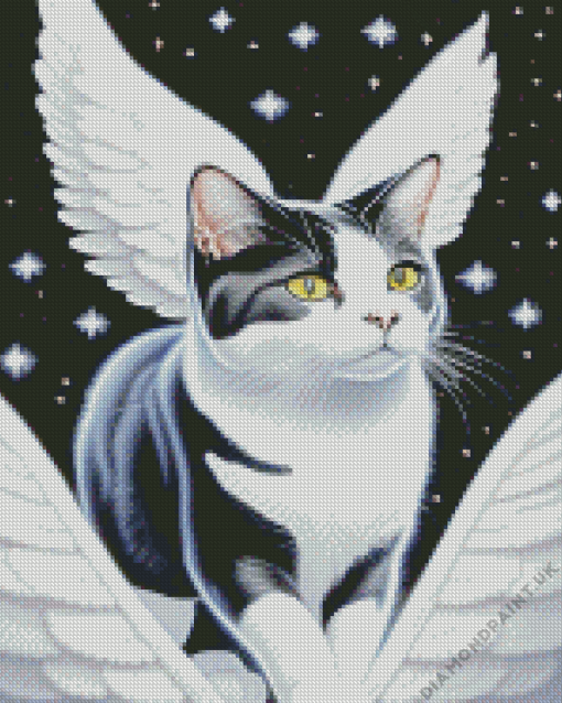 Cat With Wings Diamond Painting