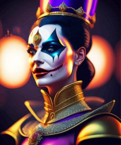 Clown Lady Diamond Painting