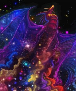 Colorful Galaxy Dragon Diamond Painting