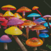 Colorful Mushroom Diamond Painting