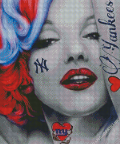 Cool Tattooed Marilyn Monroe Diamond Paintings