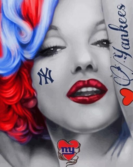 Cool Tattooed Marilyn Monroe Diamond Paintings