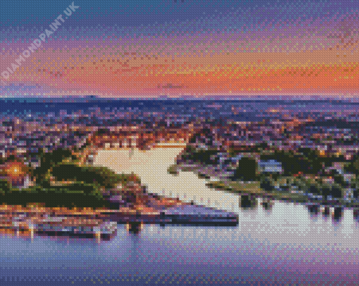 Deutsches Eck Diamond Painting