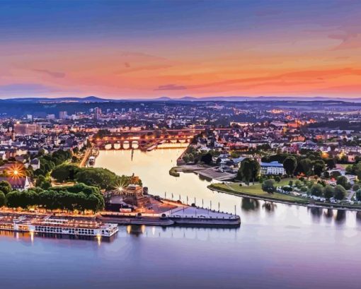 Deutsches Eck Diamond Painting