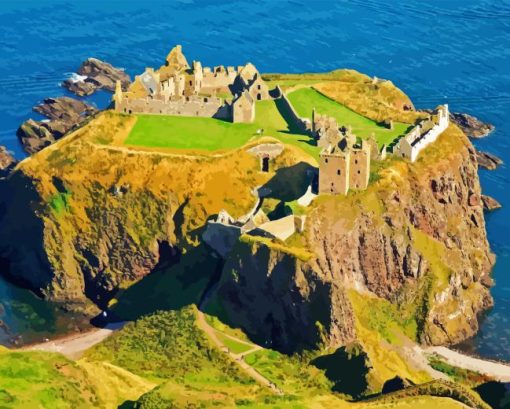 Dunnottar Castle Diamond Painting