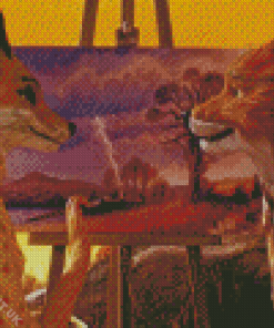 Fantastic Mr Fox Diamond Painting