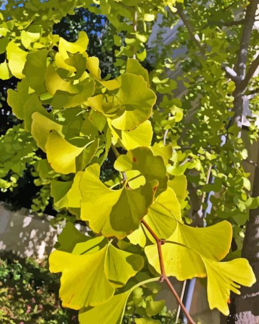 Ginkgo Tree Diamond Painting