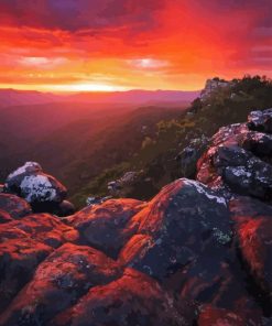 Grampians Park At Sunset Diamond Painting