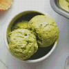 Green Tea Matcha Ice Cream Diamond Painting