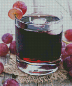 Homemade Grape Juice Diamond Painting