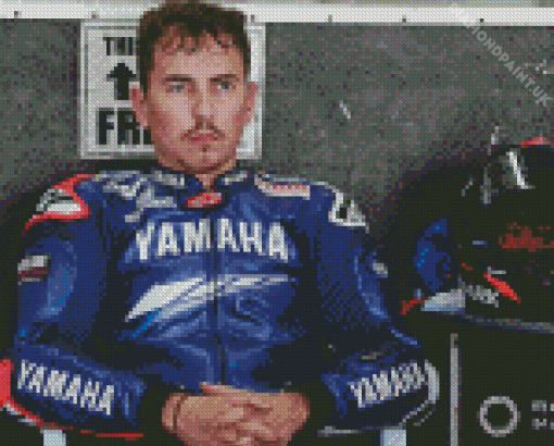 Jorge Lorenzo Racer Diamond Painting