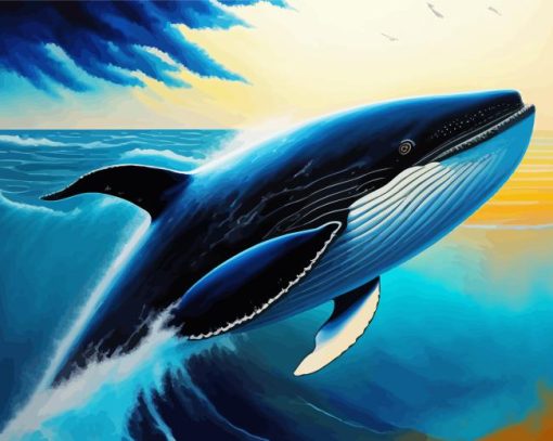 Killer Whale Art Diamond Painting