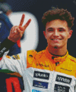 Lando Norris Diamond Painting