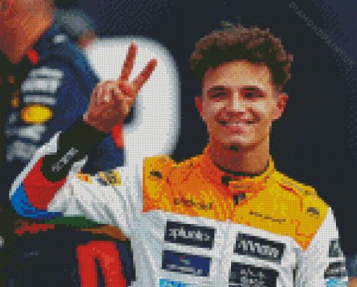 Lando Norris Diamond Painting