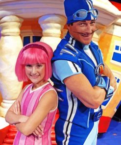 Lazytown Characters Diamond Painting