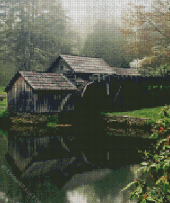 Mabry Mill Diamond Painting