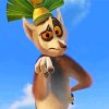 Madagascar King Julien Diamond Painting