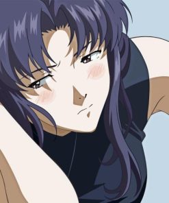 Misato Katsuragi Anime Diamond Painting