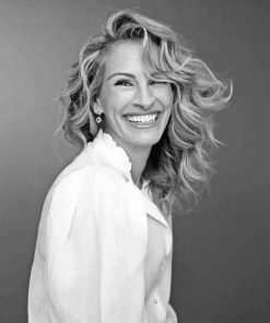 Monochrome Julia Roberts Diamond Painting