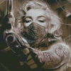 Monochrome Marilyn Monroe Diamond Paintings