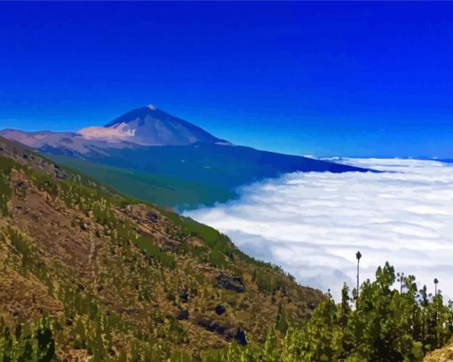 Mount Teide Diamond Painting