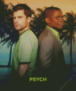 Psych Tv Show Serie Diamond Painting