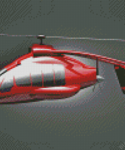 Red Gyrocopter Diamond Painting