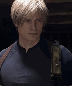 Resident Evil Leon Kennedy Diamond Painting