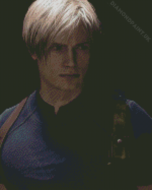 Resident Evil Leon Kennedy Diamond Painting