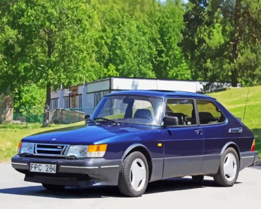 Saab 900 Turbo Diamond Painting