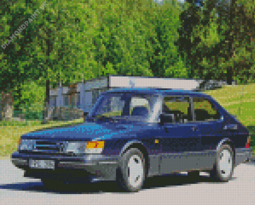 Saab 900 Turbo Diamond Painting