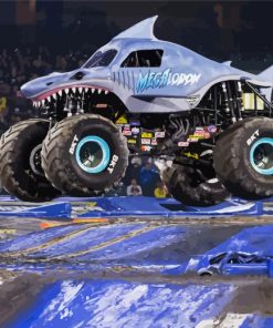 Shark Monster Jam Truck Diamond Painting