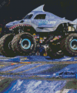 Shark Monster Jam Truck Diamond Painting